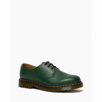 Dr Martens Férfi 1461 Smooth Bőr Oxford Cipő Zöld